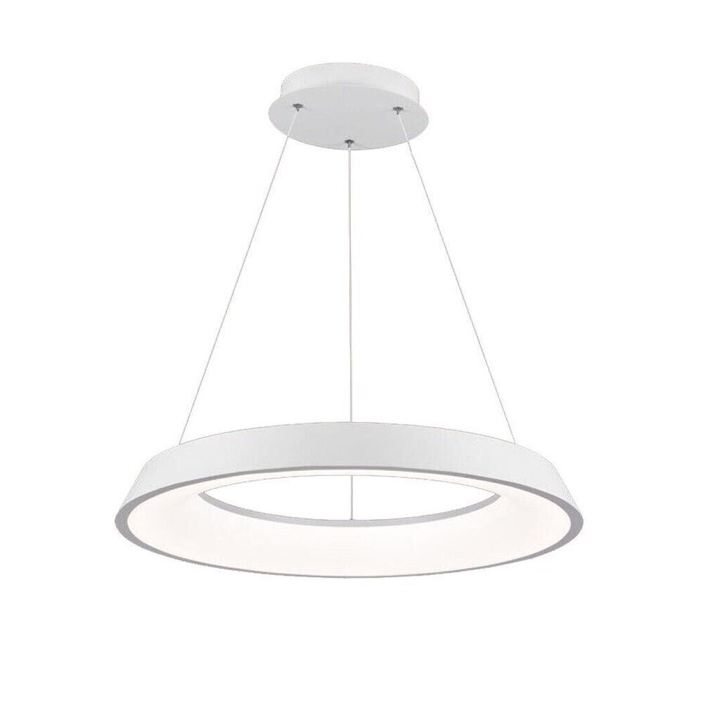 LAMPADARIO LED A SOSPENSIONE REGOLABILE 43 W 3 COLORI LUCE BIANCA CALDA NATURALE