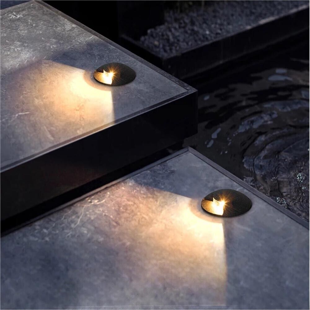 FARETTO CALPESTABILE LED 1 W FASCIO LUCE CALDA SEGNAPASSI CARRABILE ESTERNO IP67