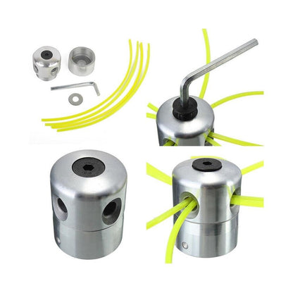 TESTINA DECESPUGLIATORE UNIVERSALE IN ALLUMINIO 4 FILI NYLON