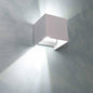 APPLIQUE A PARETE FARETTO 52 LED LUCE BIANCA 22 WATT ESTERNO INTERNO IP65 ES66GF