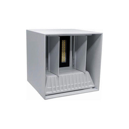 APPLIQUE A PARETE FARETTO 52 LED LUCE BIANCA 22 WATT ESTERNO INTERNO IP65 ES66GF