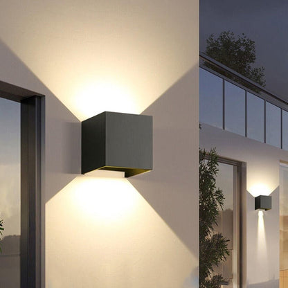 APPLIQUE A PARETE FARETTO 52 LED LUCE NATURALE 22 W ESTERNO INTERNO IP65 ES66NN