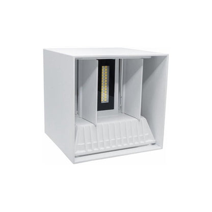 APPLIQUE A PARETE FARETTO 52 LED LUCE CALDA 22 WATT ESTERNO INTERNO IP65 ES66BC