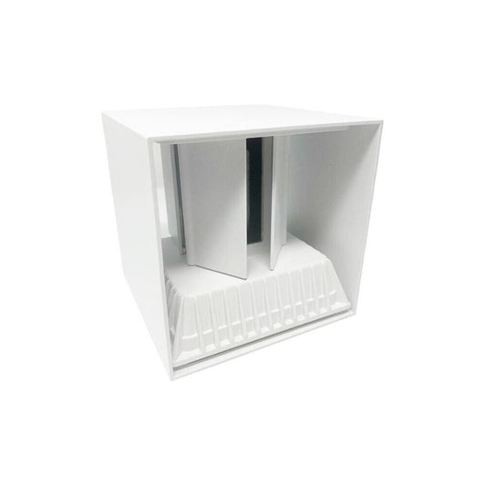 APPLIQUE A PARETE FARETTO 52 LED LUCE CALDA 22 WATT ESTERNO INTERNO IP65 ES66BC