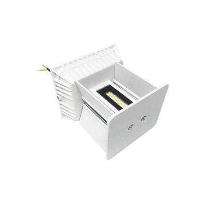APPLIQUE A PARETE FARETTO 52 LED LUCE BIANCA 22 WATT ESTERNO INTERNO IP65 ES66BF