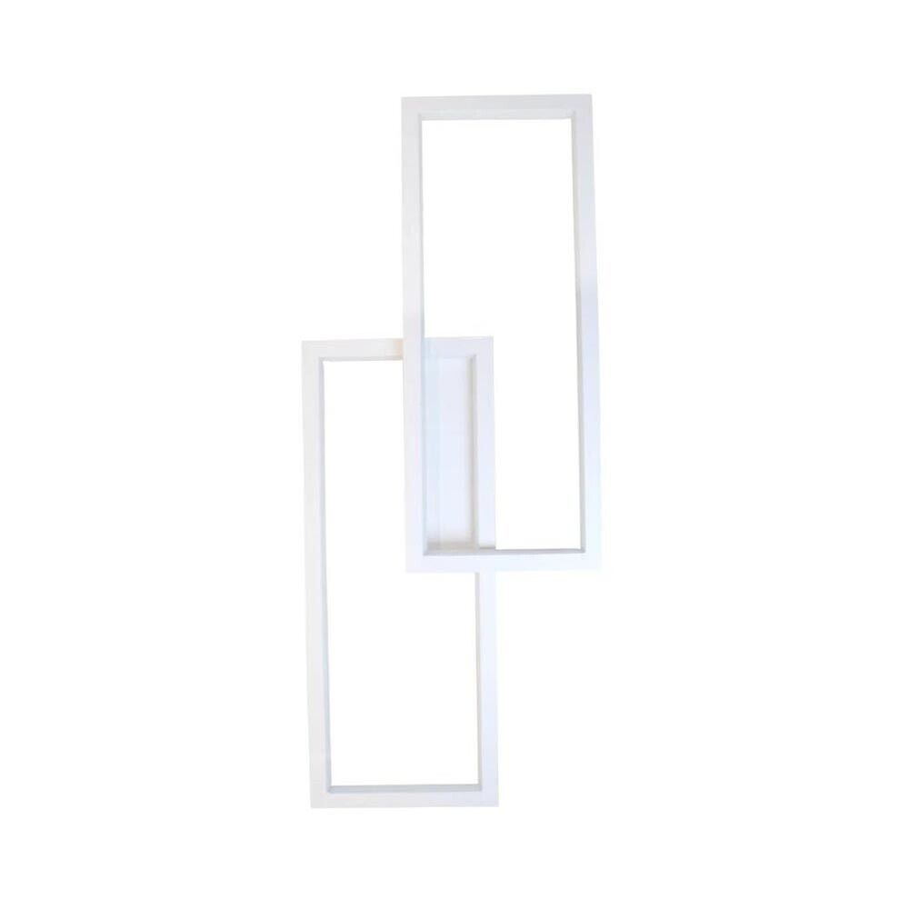 APPLIQUE LED TRE TONALITÀ LUCE BIANCA CALDA NATURALE LAMPADA RETTANGOLARE BIANCO