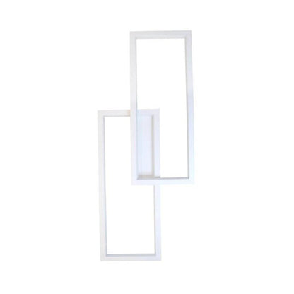 APPLIQUE LED TRE TONALITÀ LUCE BIANCA CALDA NATURALE LAMPADA RETTANGOLARE BIANCO