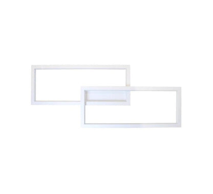 APPLIQUE LED TRE TONALITÀ LUCE BIANCA CALDA NATURALE LAMPADA RETTANGOLARE BIANCO