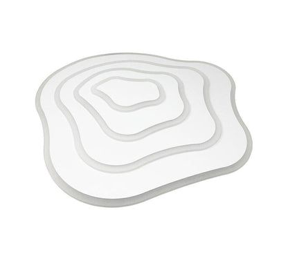PLAFONIERA LED LUCE NATURALE DA SOFFITTO 59 WATT LAMPADARIO MODERNO EFFETTO ONDA