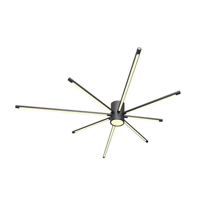 LAMPADARIO DA SOFFITTO PLAFONIERA LED LUCE BIANCA 42 WATT MODERNO NERO PN27NF
