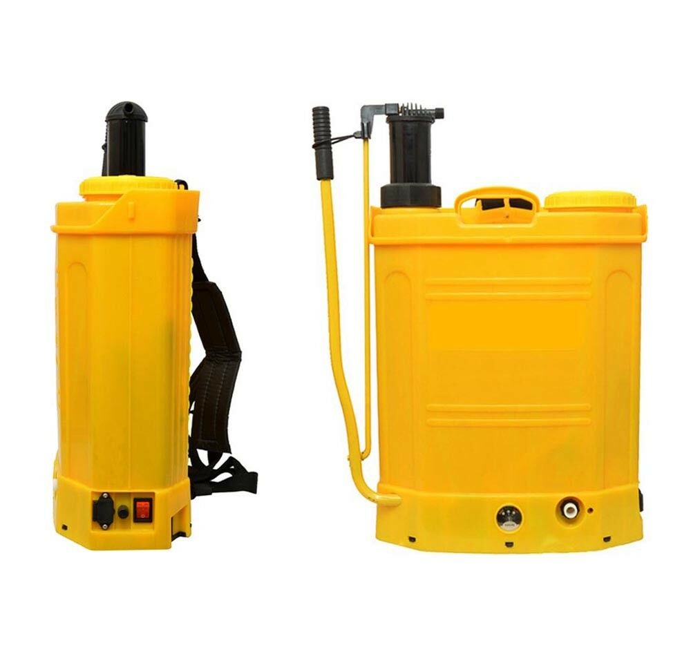 NEBULIZZATORE 2 FUNZIONI SPRUZZINO A BATTERIA E MANUALE POMPA DISERBANTE 18 LT