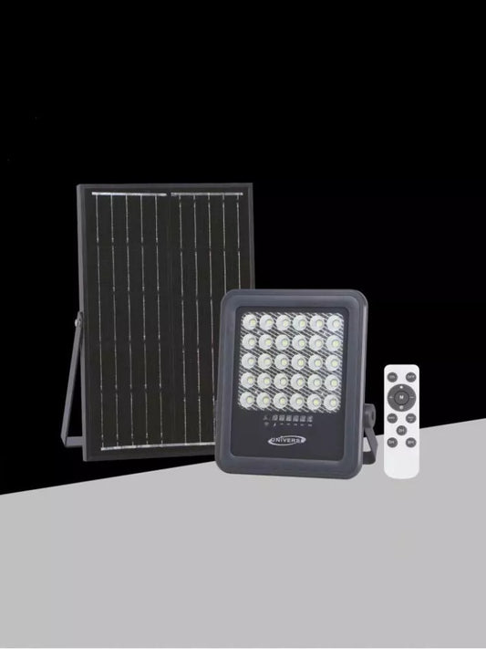 FARO LED CON PANNELLO SOLARE 100 WATT LUCE NATURALE 4000K TELECOMANDO