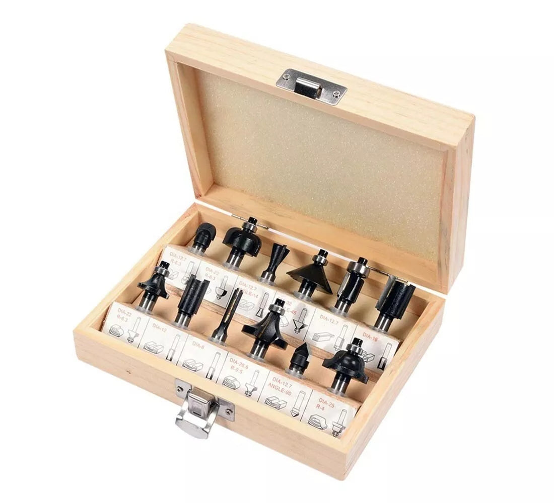 12 FRESE LEGNO GAMBO 6 MM FRESA PER SCANALATURE PANTOGRAFO DECORAZIONI CORNICI