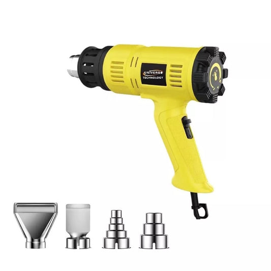 PISTOLA TERMICA ARIA CALDA 2000 W SVERNICIATORE PHON 2 VELOCITA’ 4 ACCESSORI QR-