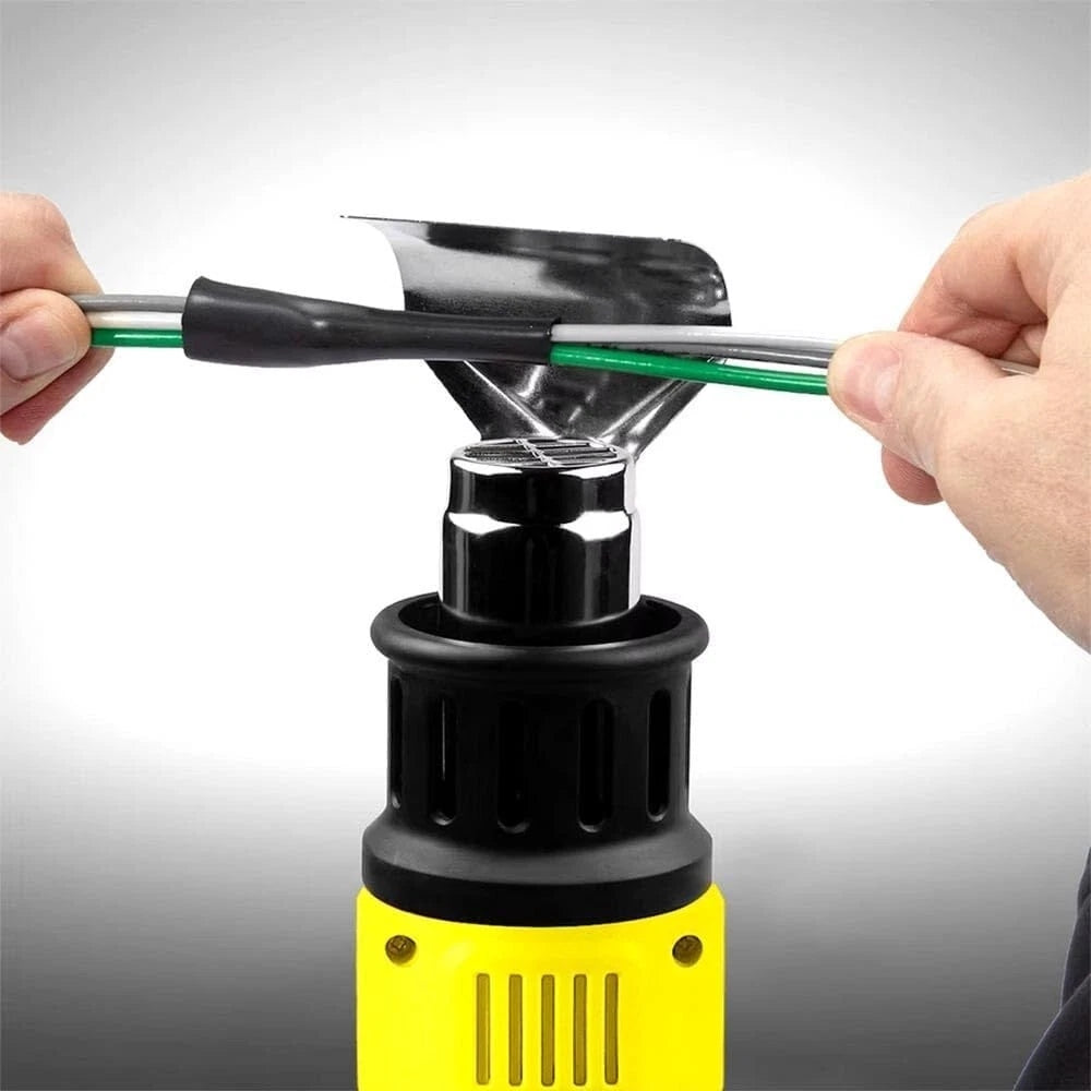 PISTOLA TERMICA ARIA CALDA 2000 W SVERNICIATORE PHON 2 VELOCITA’ 4 ACCESSORI QR-