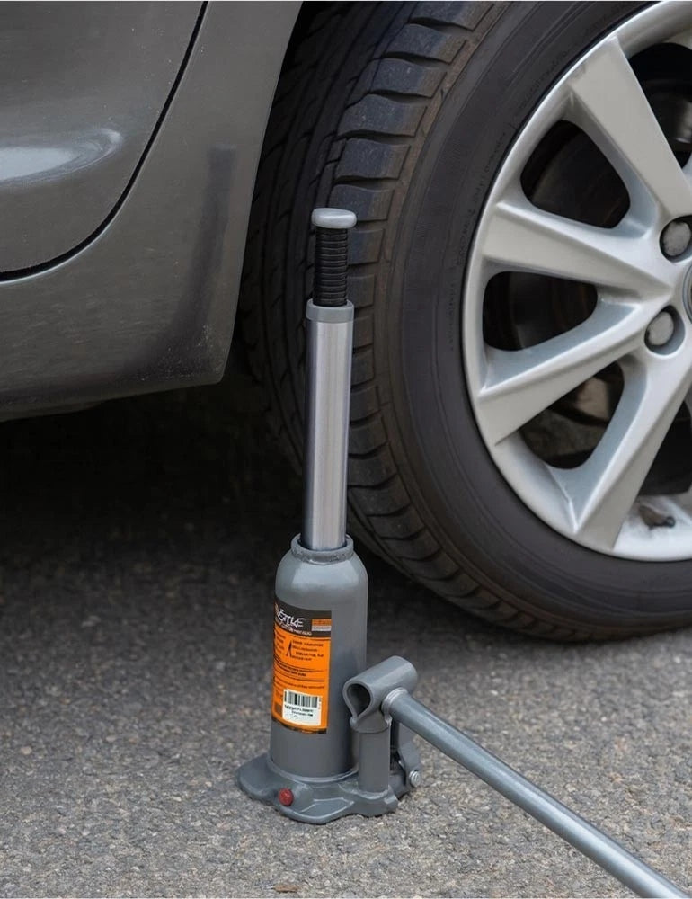 CRIC AUTO 6 T SOLLEVATORE IDRAULICO A PRESSIONE MARTINETTO BOTTIGLIA 6000 KG