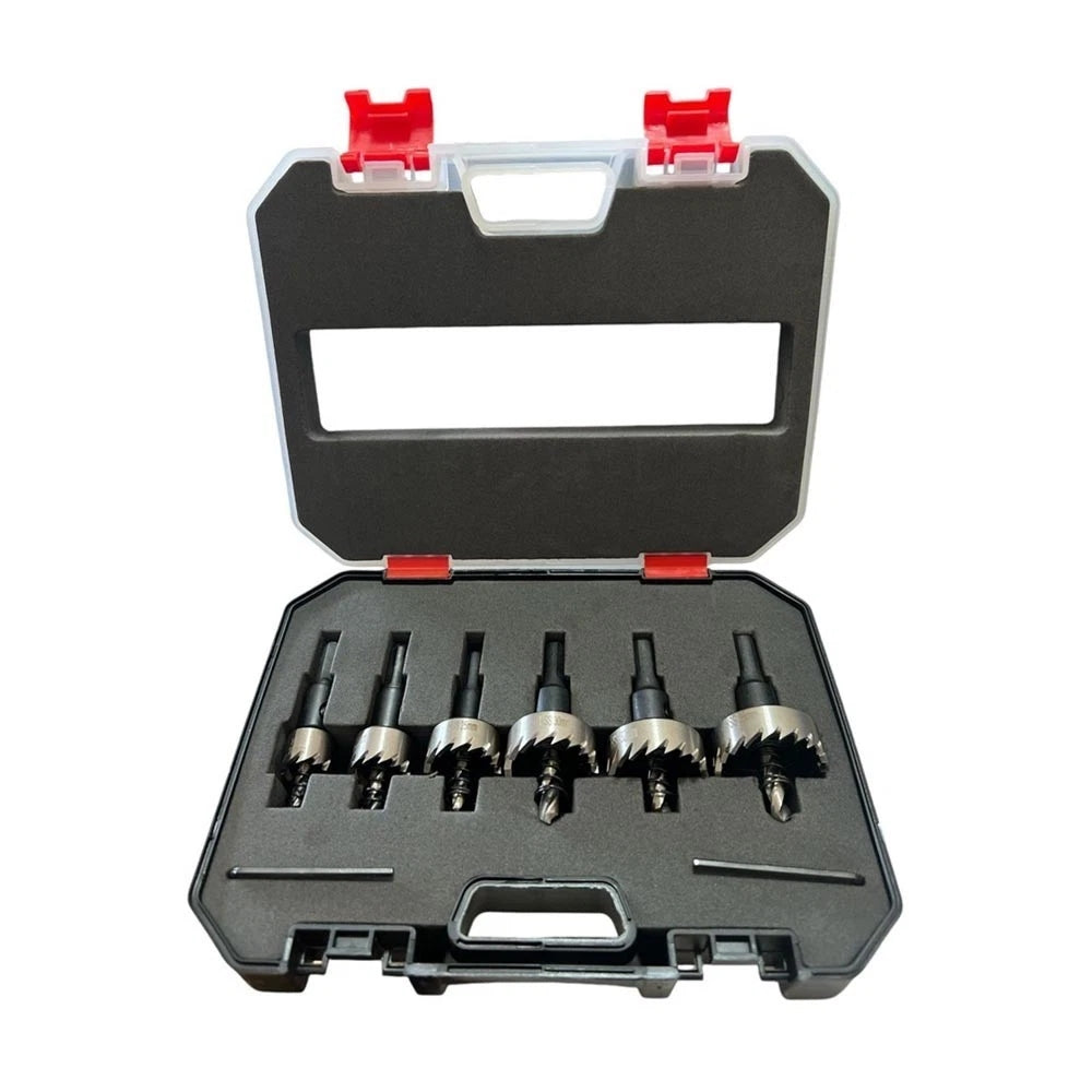 SET 6 FRESE A TAZZA FRESA IN METALLO DURO PER FERRO ALLUMINIO 16 20 25 30 35 MM