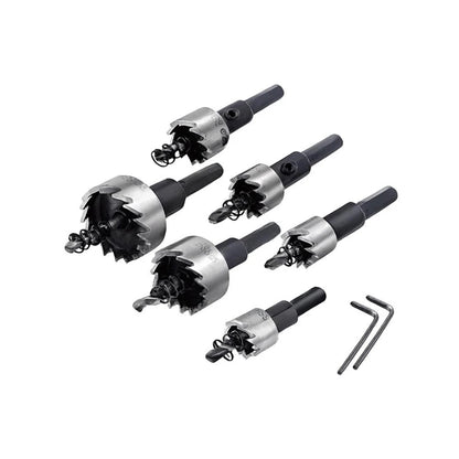 SET 6 FRESE A TAZZA FRESA IN METALLO DURO PER FERRO ALLUMINIO 16 20 25 30 35 MM