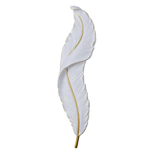 APPLIQUE LED A FORMA DI PIUMA LAMPADA LUCE BIANCA CALDA NATURALE 12 W 3 CCT
