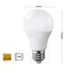 LAMPADINA LED 12 W SFERA LUCE NATURALE 4000K E27 A60
