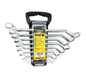 SET 8 CHIAVI INGLESI POLIGONALI PIEGATE A STELLA CHIAVE DOPPIA DA 6 A 22 MM