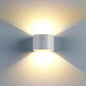 APPLIQUE A PARETE 28 LED 12 W FARETTO LUCE CALDA 3000K INTERNO ESTERNO ES44-BC