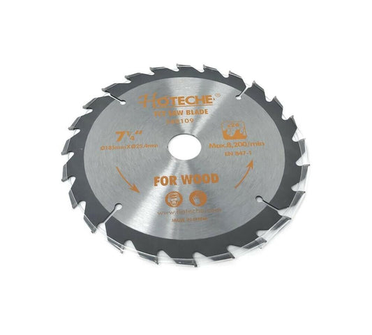LAMA CIRCOLARE 185 MM 24 DENTI DISCO SEGHETTATO TAGLIA LEGNO