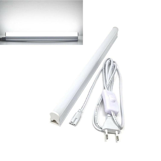 SOTTOPENSILE LUCE BIANCA 6500K NEON T5 SPINA INTERRUTTORE ON OFF CAVO 220V T5-50