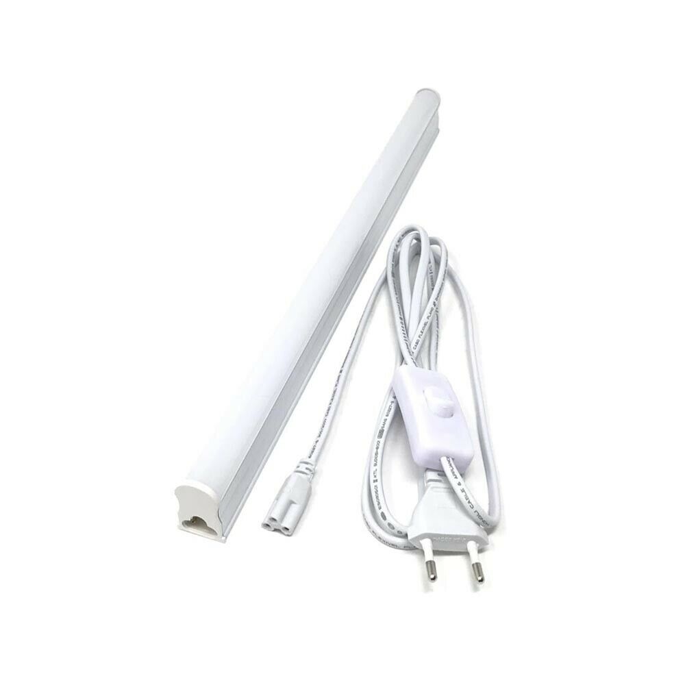 SOTTOPENSILE LUCE BIANCA 6500K NEON T5 SPINA INTERRUTTORE ON OFF CAVO 220V T5-50