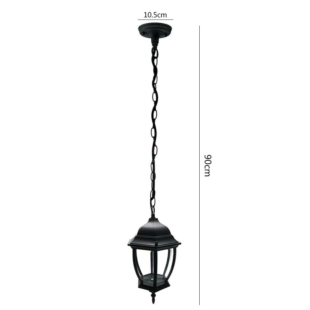 LANTERNA A SOSPENSIONE LAMPADARIO LAMPIONCINO DA CASA GIARDINO VERANDA ES40N