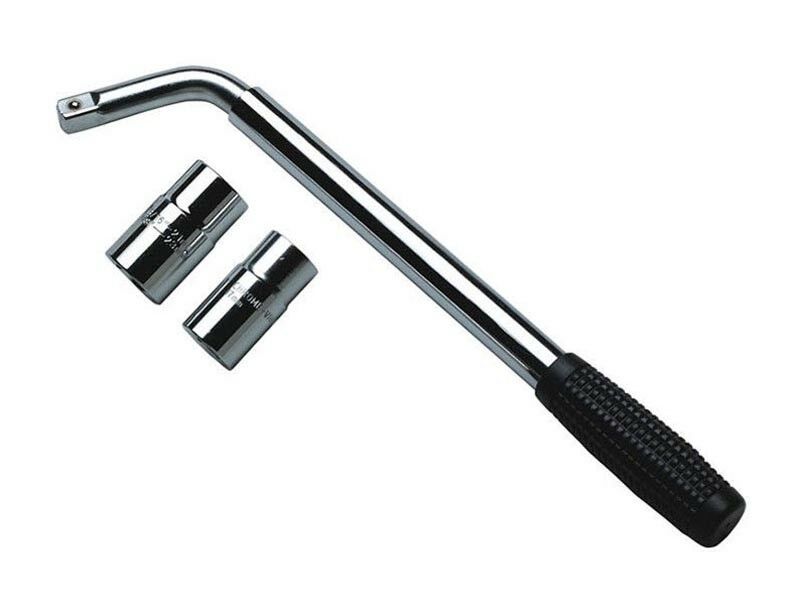 CHIAVE TELESCOPICA SVITA AVVITA . BULLONI RUOTE GOMME AUTO CAMPER CON 2 BUSSOLE