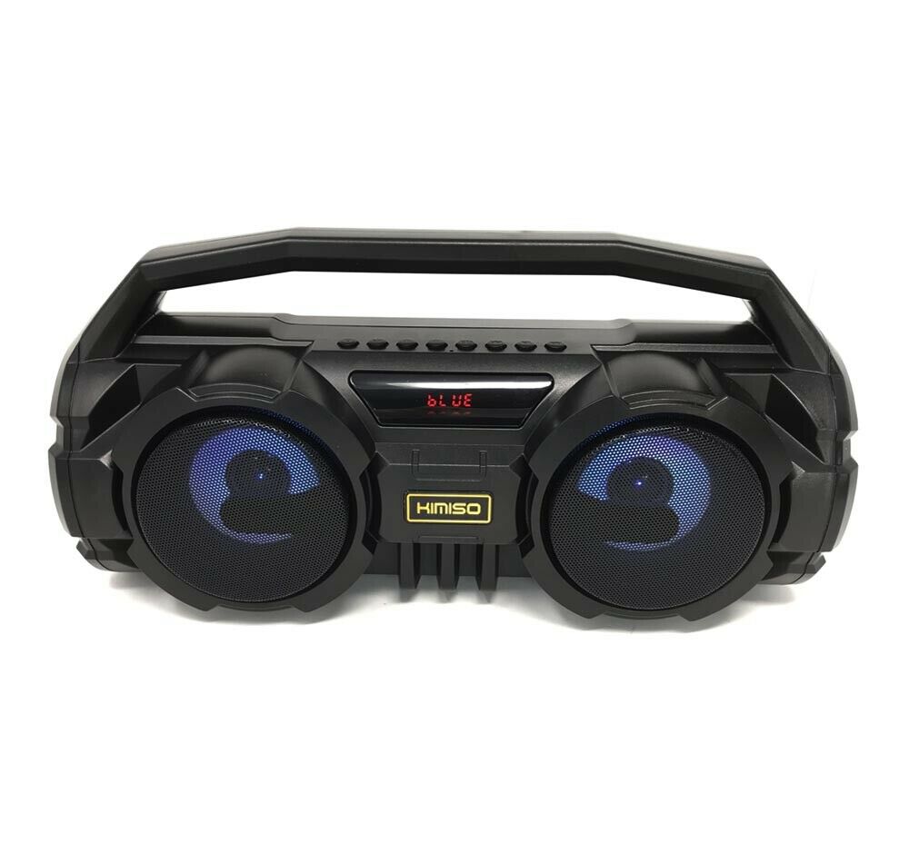 CASSA STEREO BLUETOOTH VIVAVOCE LED RGB MINICASSA X IPHONE IPAD INGRESSO AUX MIC