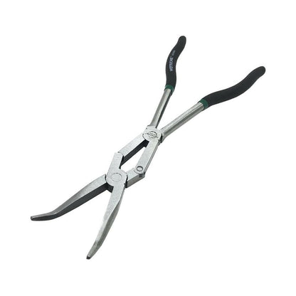 PINZA DOPPIO SNODO CON BECCO CURVO . 45° SMONTA E MONTA VALVOLA DEL MOTORE AUTO