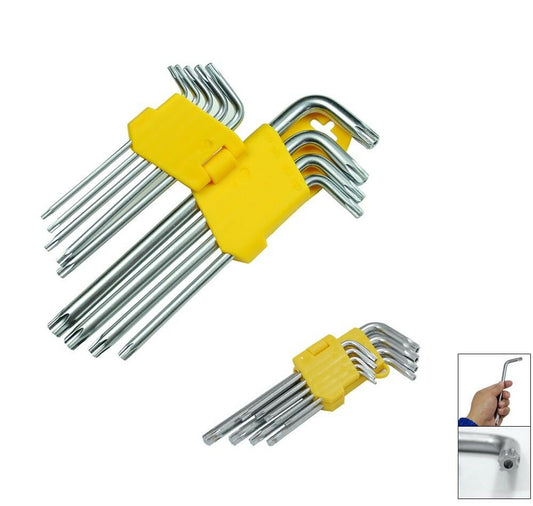 CACCIAVITI TORX SET 9 CACCIAVITE CHIAVI VARIE MISURE