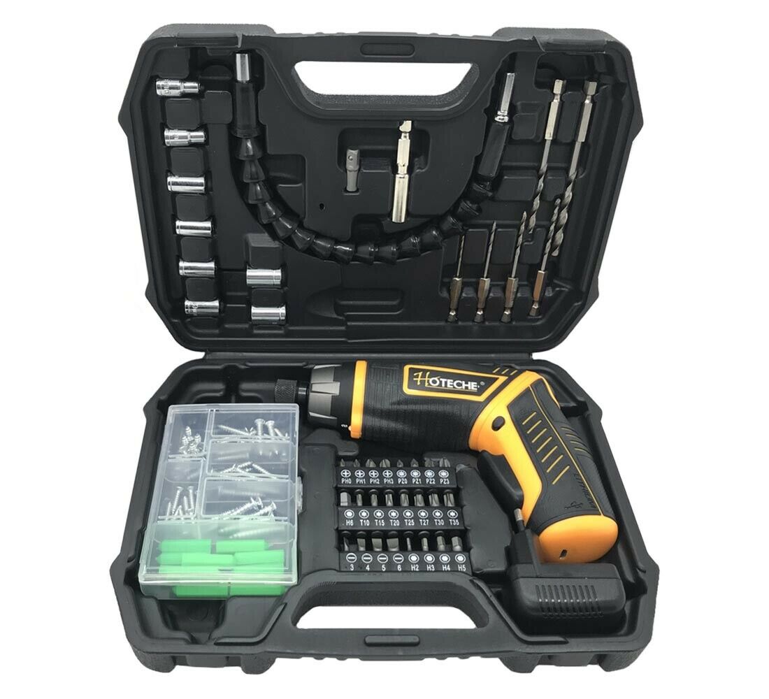 AVVITATORE CORDLESS BATTERIA LITIO . RICARICABILE 3.6V AVVITA SVITA 102 ACCESSORI