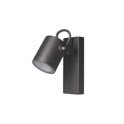 APPLIQUE A PARETE FARETTO ORIENTABILE ATTACCO GU10 LAMPADA PER MURO ESTERNO