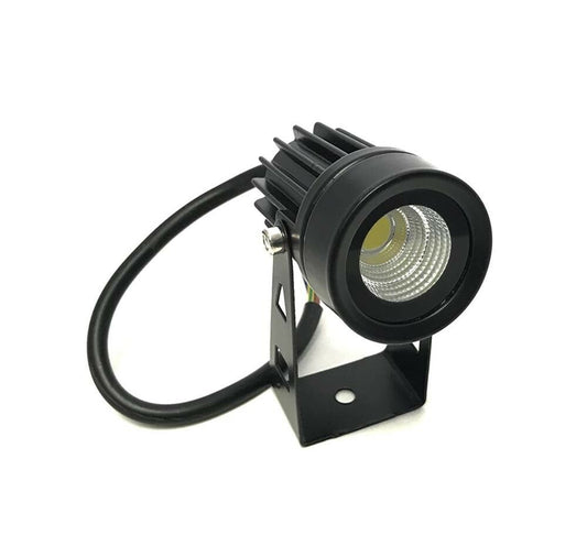 FARETTO LED COB 3.5 W PROIETTORE DA GIARDINO STAFFA A PARETE LUCE BIANCA