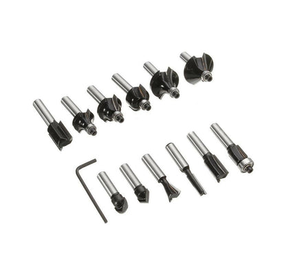 12 FRESE PANTOGRAFO DECORAZIONI LEGNO FRESA TAGLIO SCANALATURA 8 MM