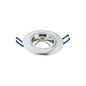 PORTA FARETTO DA INCASSO TONDO SUPPORTO PORTAFARETTO CONTROSOFFITTO P12 ARGENTO