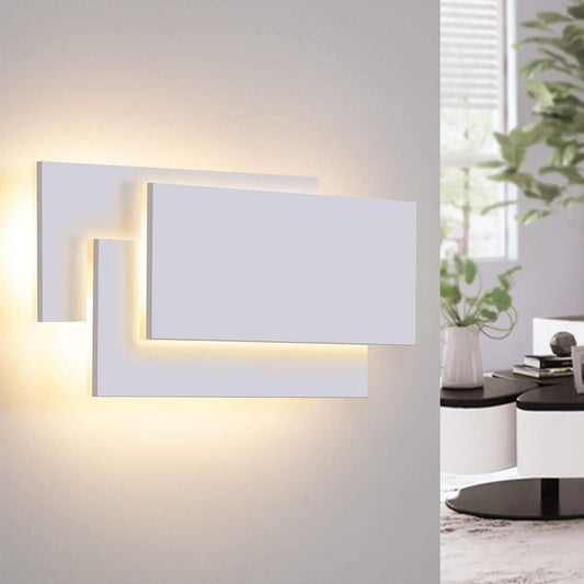 APPLIQUE LED LUCE NATURALE 4000K IN VETRO DA PARETE LAMPADA 12 WAT E41-BN
