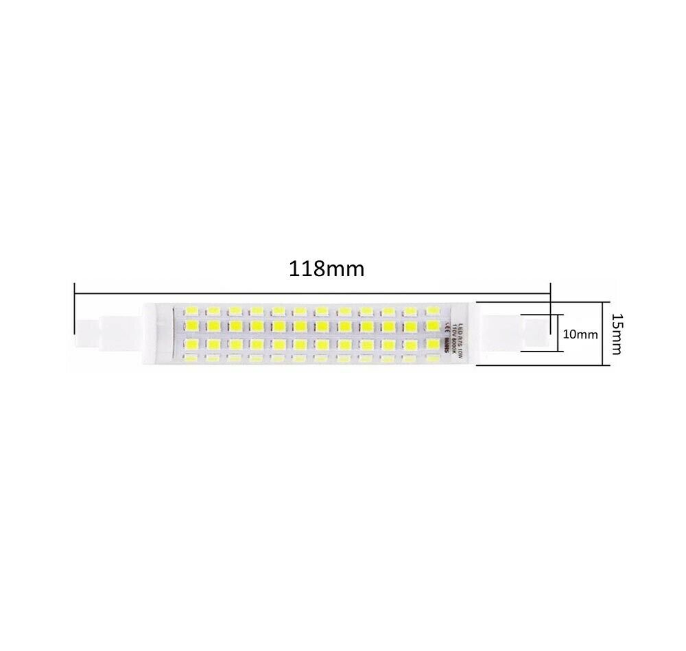 LAMPADINA LED 10W LUCE NATURALE 4000K ATTACCO R7S LAMPADA RICAMBIO PER FARO R7S