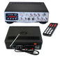 AMPLIFICATORE AUDIO STEREO DOPPIO . INGRESSO X MICROFONO KARAOKE HI FI SD RADIO FM