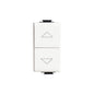 DOPPIO PULSANTE SALI SCENDI BIANCO COMPATIBILE SERIE MATIX