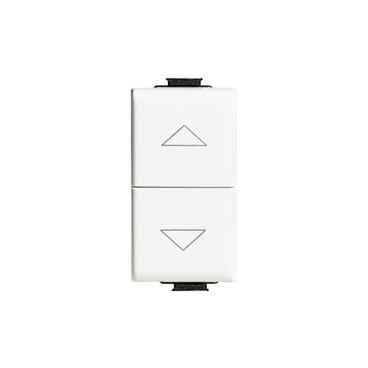 DOPPIO PULSANTE SALI SCENDI BIANCO COMPATIBILE SERIE MATIX
