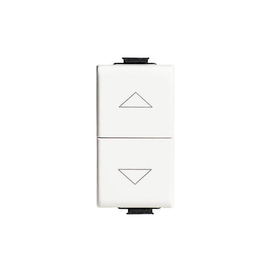 DOPPIO PULSANTE SALI SCENDI BIANCO COMPATIBILE SERIE MATIX