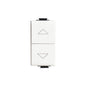 DOPPIO PULSANTE SALI SCENDI BIANCO COMPATIBILE SERIE MATIX