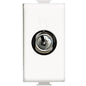 PRESA TV PASSANTE MASCHIO COLORE BIANCO COMPATIBILE SERIE MATIX
