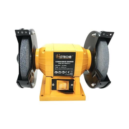 MOLA DA BANCO 150 W SMERIGLIATRICE . DOPPIA PIETRA DISCO 150MM GRANA FINE E GROSSO