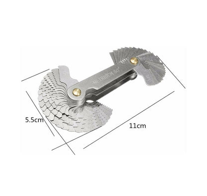 MICRO CALIBRO 52 LAME METRICHE 55 60° FILETTATURA DA 0,25A 6 MM