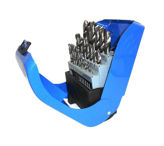 KIT 25 PUNTE TRAPANO IN METALLO LEGA HSS PUNTA DA 1 A 13 MM FRESA FRESE FORARE